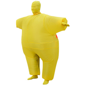 Adult Inflatable Full Body Jumpsuit Cosplay Costume Halloween Funny Fancy Dress Blow Up Party Toy