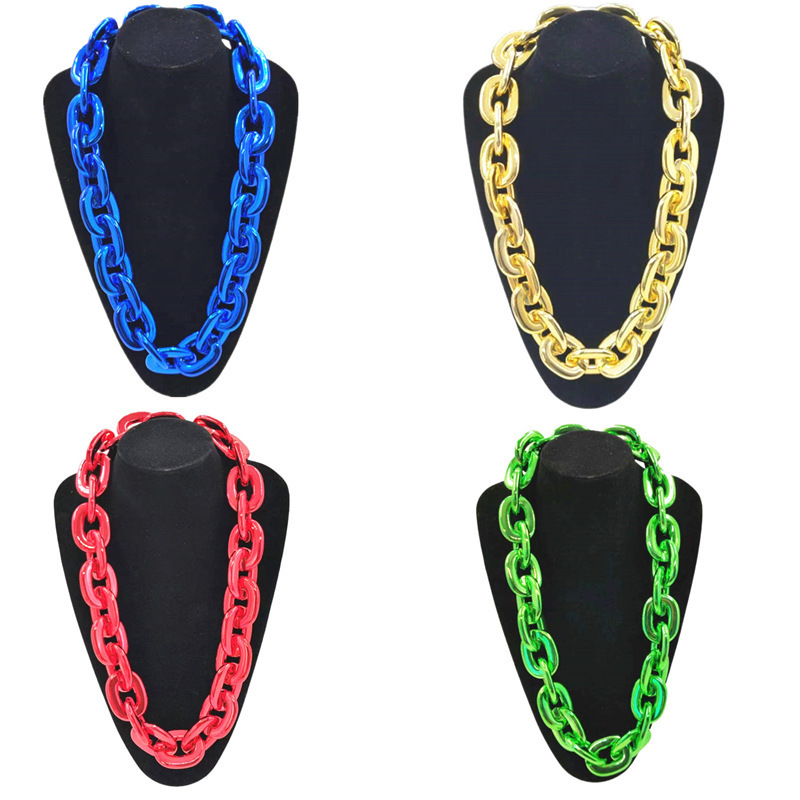 Jumbo Link Chain -Big Accessory Chains-For Halloween & Rapper Costumes