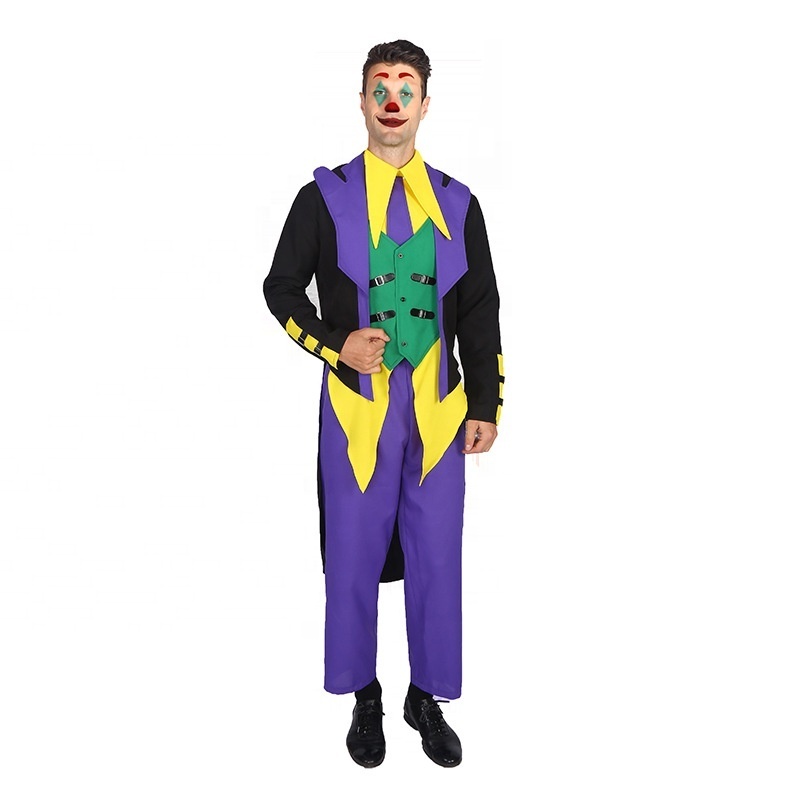 Carnival clown costume Cosplay party Costume Halloween joker suit Cologne Carnival Costume for men