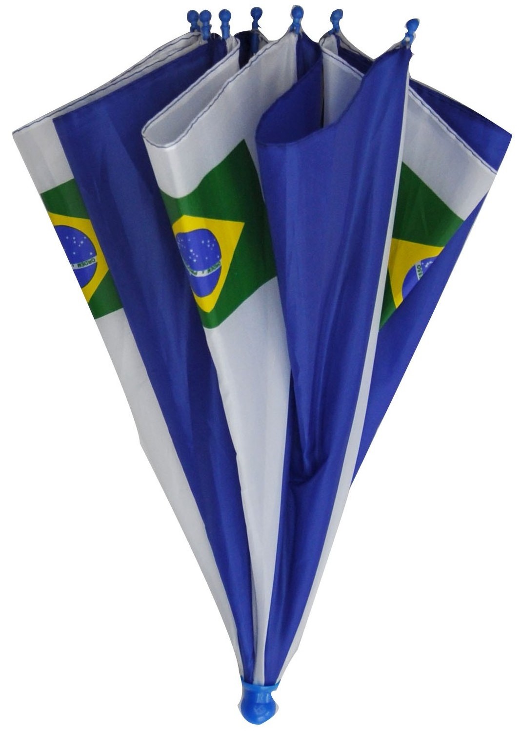 Wholesale cheap football fans gifts Canada USA Brazil Denmark Poland flag head umbrella