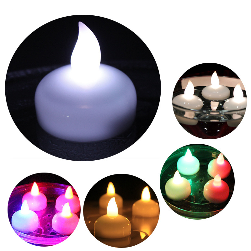 flameless flicker mini LED floating electric candle for wedding party SPA