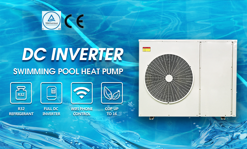 FANTASTIC top fan new plastic casing vertical full inverter pool heat pumps water heater pool heater