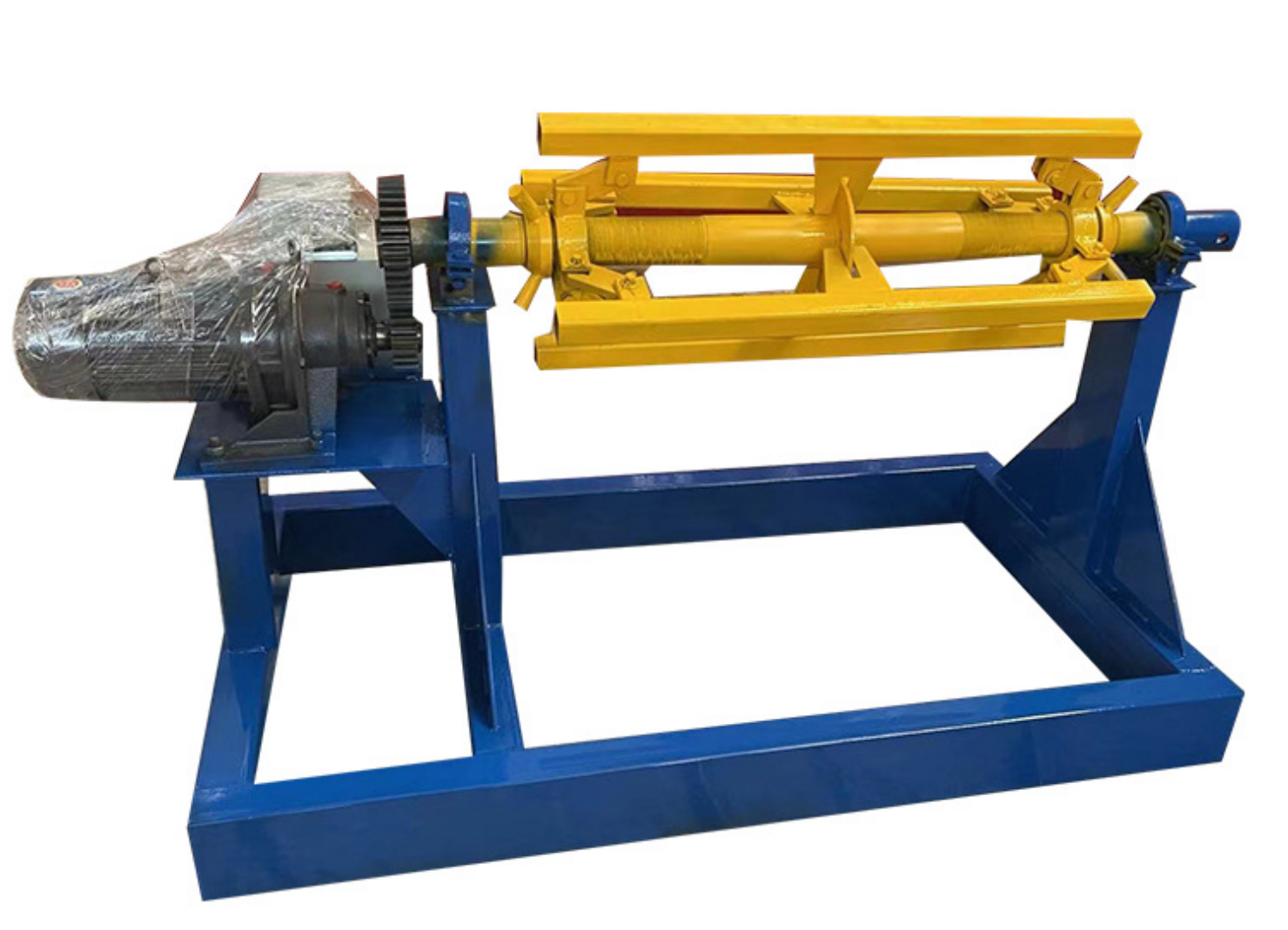 South Africa Aluminum Electric Steel Coil Manual Uncoiler Decoiler Machine