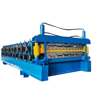 Peru Popular TR4 TR6 Trapezoidal Metal Roof Sheet Roll Forming Machine IBR Iron Roofing Sheet Tile Making Machine