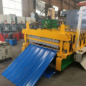 840/900 Roof and Wall Panel Roll Forming Corrugated Roof Sheet Making Machine English Metal Japanese Roof Machine 2-45m M/min