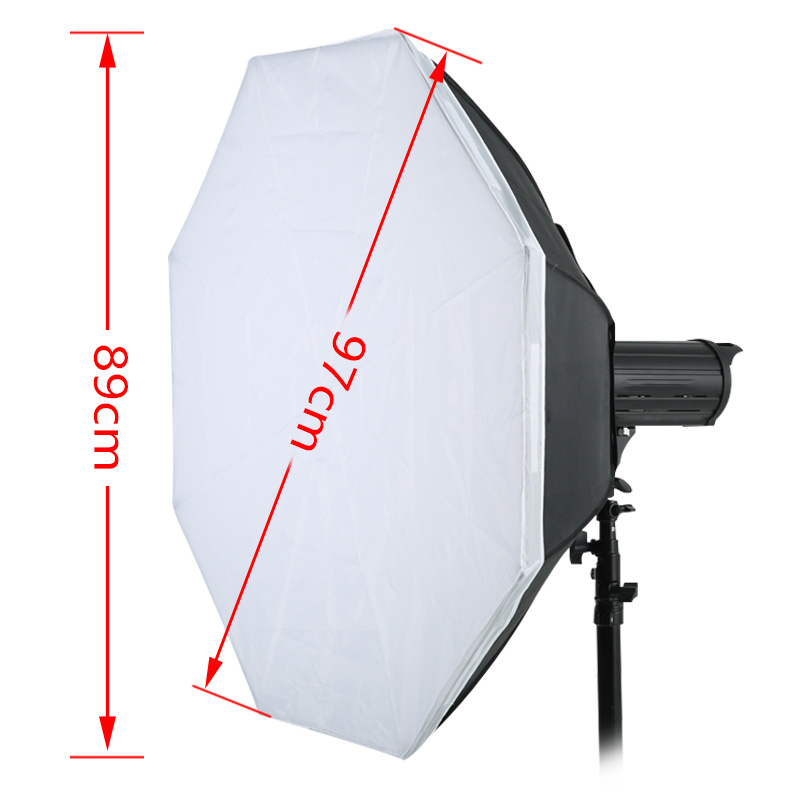 97cm Umbrella Octagon soft box Studio Flash Speedlight soft box with Carrying Bag for Photography light