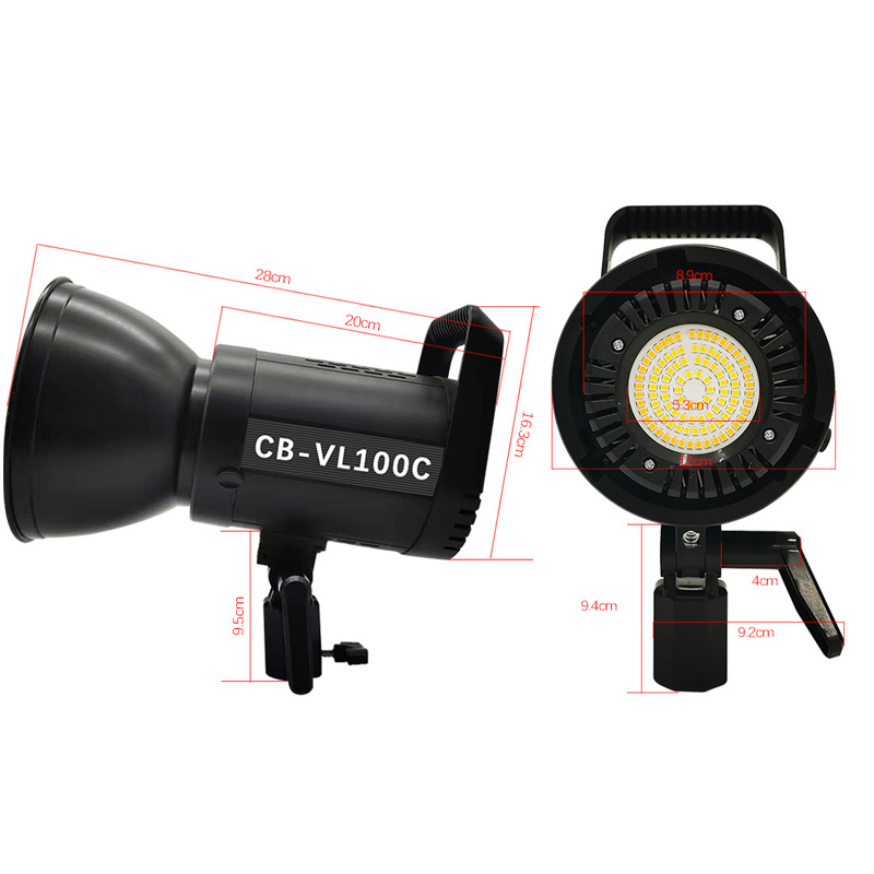 100W Professional 3200k-5500k Moonlight Camera Flash Light Photo Studio LED Video Photographic Lighting