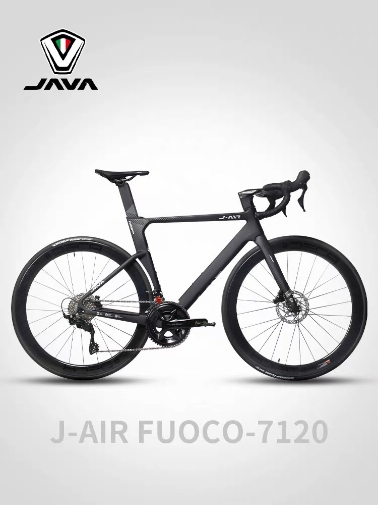 Java full carbon fiber road bike 24 speed 700C J AIR FUOCO racing bicycle R7120 group full hydraulic brake for adult