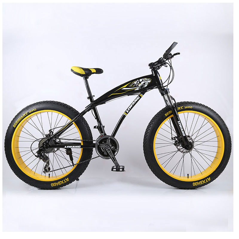 fat tire double disc brake 26 inch cheap adult bicycle snow beach bike//