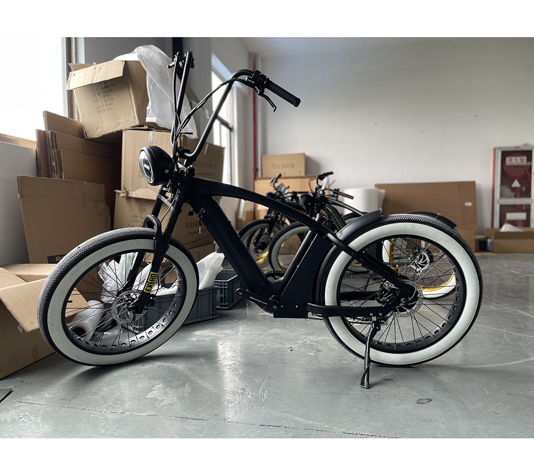 USA warehouse Cruiser 1500W high power 26*4.0 inch Fat Tire Electric beach bike hydraulic disc brakes fast dirt e-bike