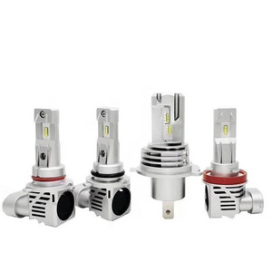 Mini size luz h4 lupa M3 led bulbs with CSP ZES chips halogen size H4 H11 9006 bombillo led for car M3 led headlights