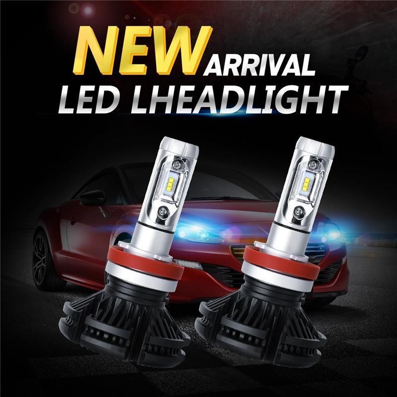 X3 motorcycle CSP ZES led headlight H1 H3 H7 H11 9005 9006 H4 H13 12V 6000K car led headlights bulbs for car led headlightS