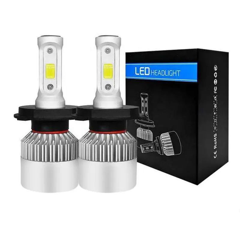 S2 luces delanteras led  para automotive headlights for car accessories 9005 h13 h7 h4 led headlight bulb auto lighting system