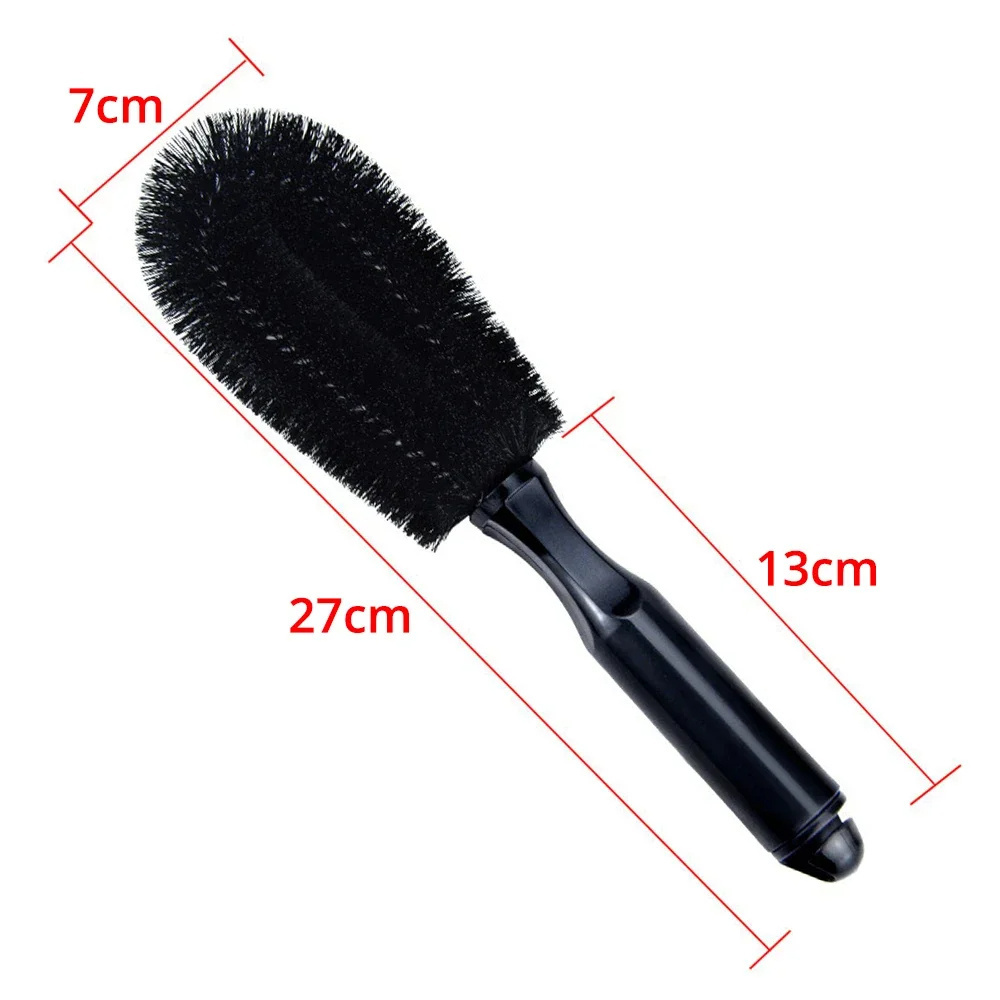 Car Wheel Brush Tire Cleaning Tools Rim Scrubber Cleaner Duster Handle Motorcycle Truck Wheels Detailing Wash Auto Brush