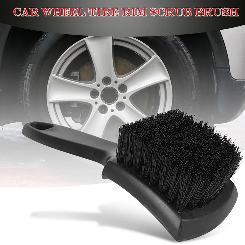 Car Wheel Tire Rim Scrub Brush New Auto Detailing Brush Washing Cleaning Tool Car Washing Cleaner For Car Motorcycle