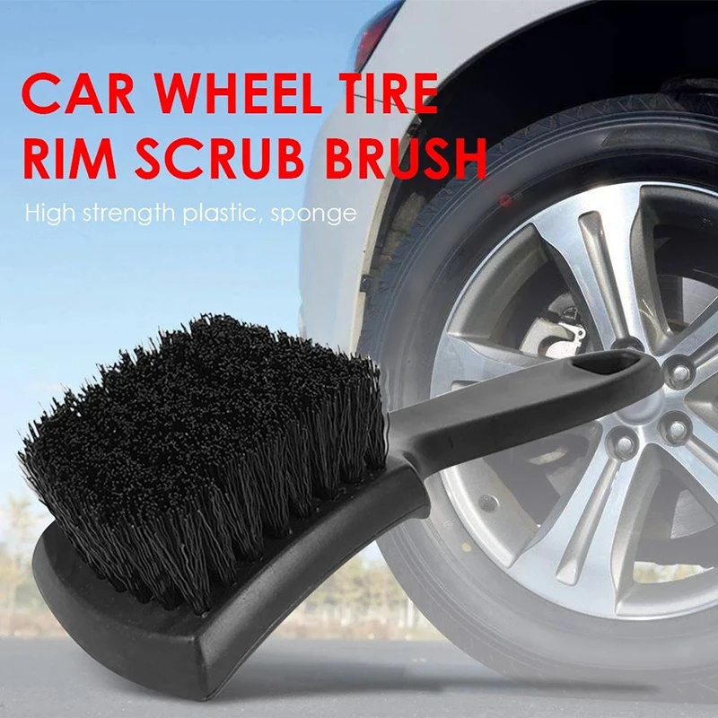 Car Wheel Tire Rim Scrub Brush New Auto Detailing Brush Washing Cleaning Tool Car Washing Cleaner For Car Motorcycle