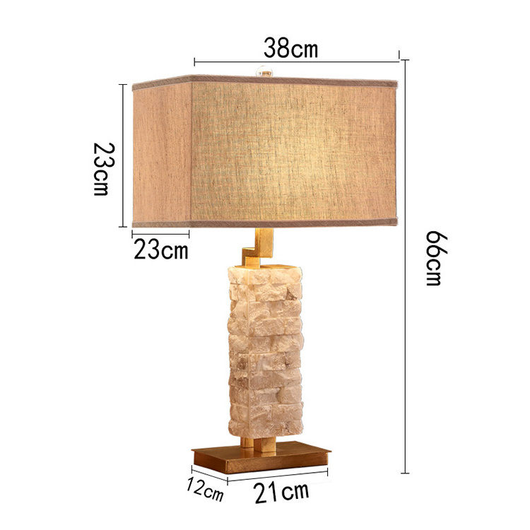 wholesale home hotel decorative bedside luxury unique antique marble bedroom table lamps