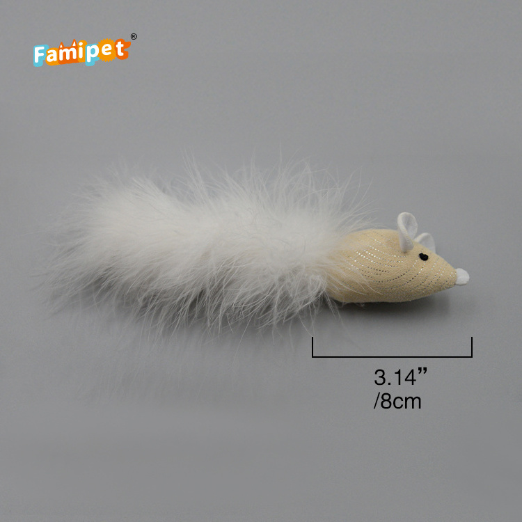 Famipet Manufacturer Wholesale Cute Horse Squirrel Mouse Interactive Catnip Cat Toys