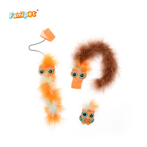 Funny Playing Long Soft Shape High Quality Plush Pet Interactive Cat Toy