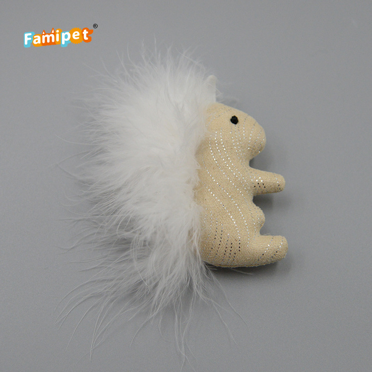 Famipet Manufacturer Wholesale Cute Horse Squirrel Mouse Interactive Catnip Cat Toys