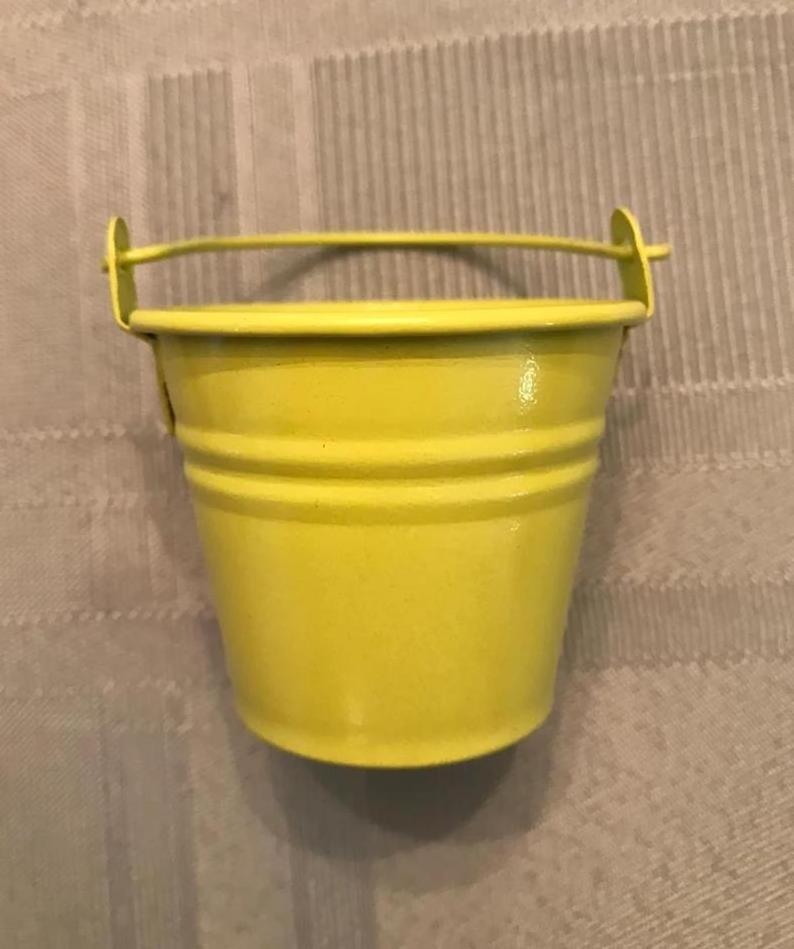 Metal Bucket Planter Galvanized Flower Containers Flower Vase Bucket for Flowers pot for Weddings Home