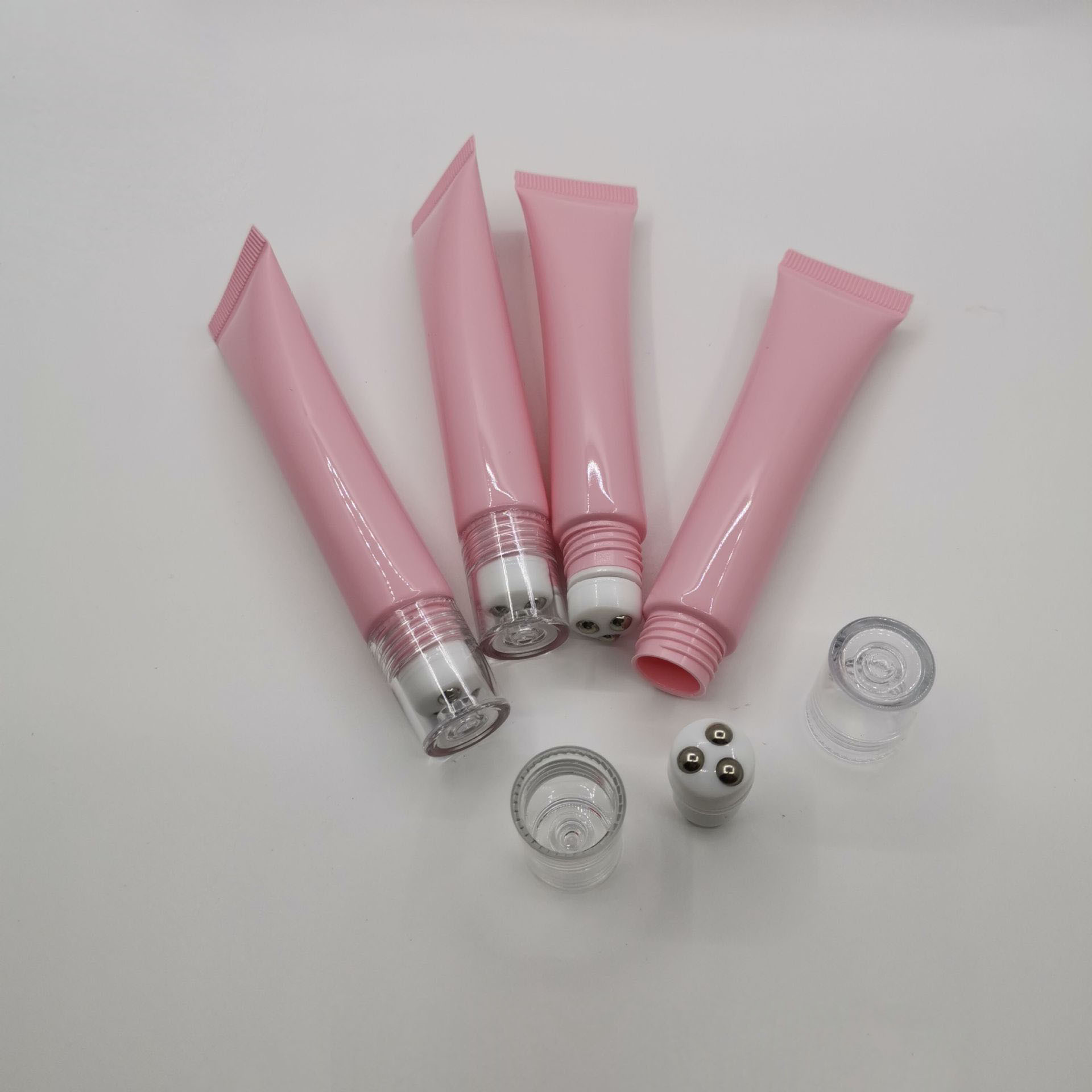 FTS 20ml Eye Cream Massage Head Hose Cosmetic Plastic Tube Packaging