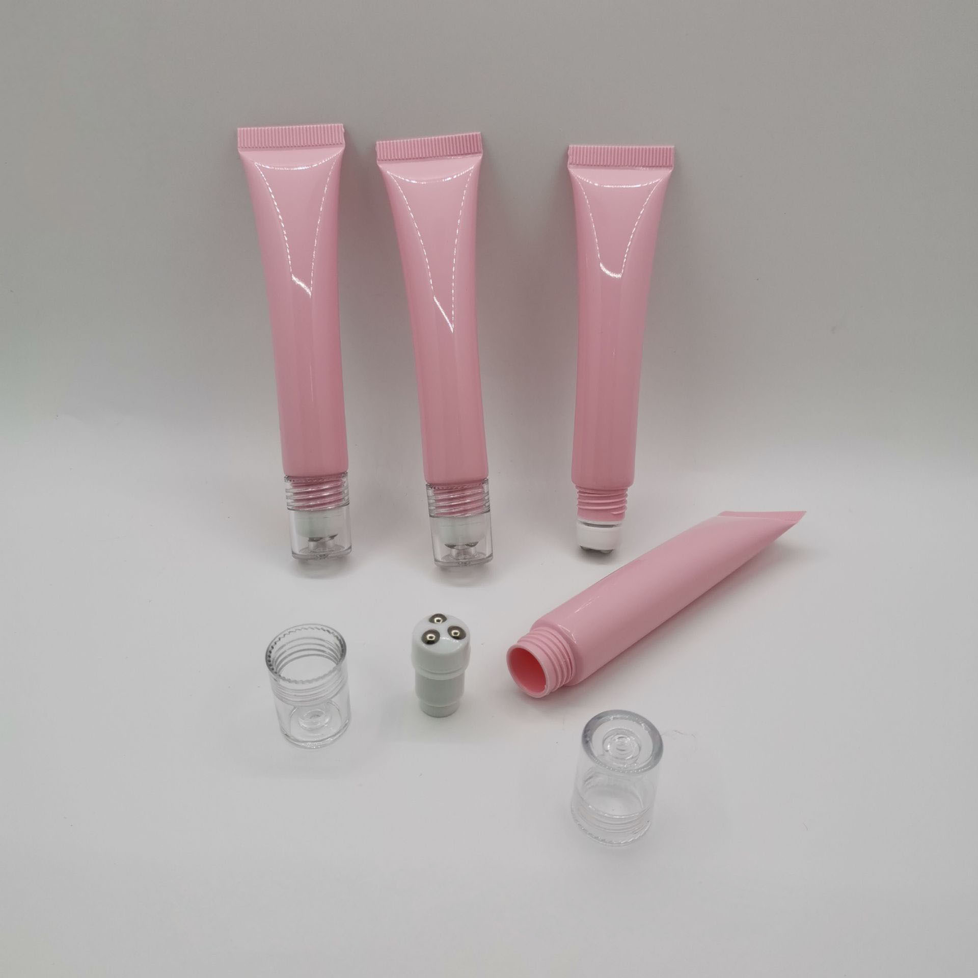 FTS 20ml Eye Cream Massage Head Hose Cosmetic Plastic Tube Packaging