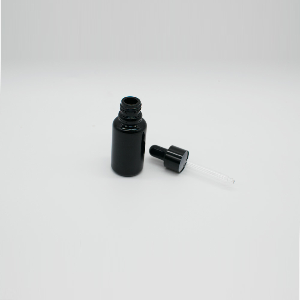 15ml Black Glass Vial Dropper Bottle 10Ml Amber Glass Ampoule Vial With Dropper Tip 15ml Black Glass Dropper Bottle