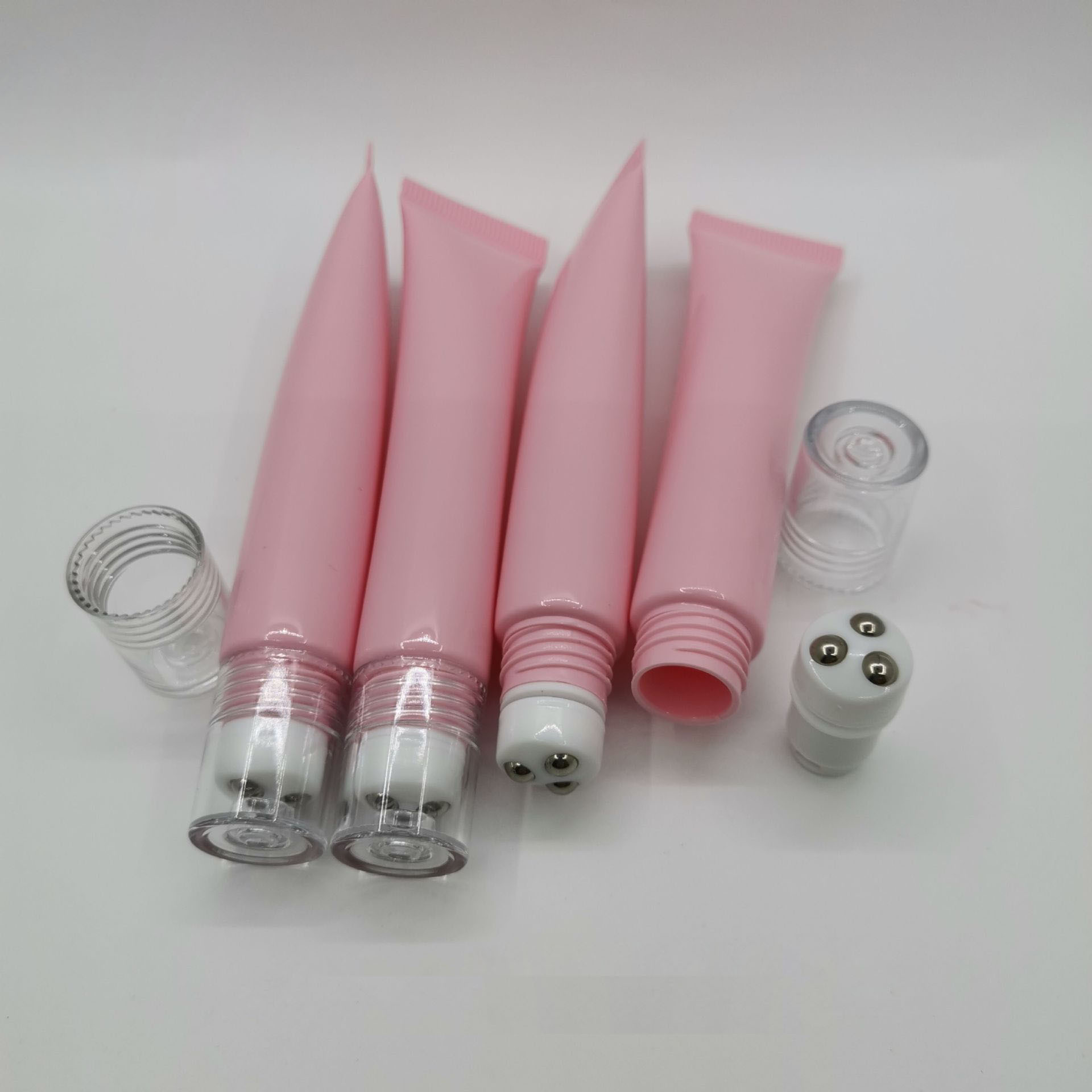 FTS 20ml Eye Cream Massage Head Hose Cosmetic Plastic Tube Packaging