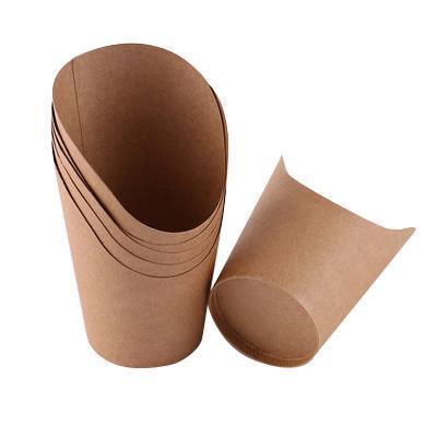 FTS Egg Waffle Bagbubble Packaging Box Crepe Paper Cone Take Away Holder