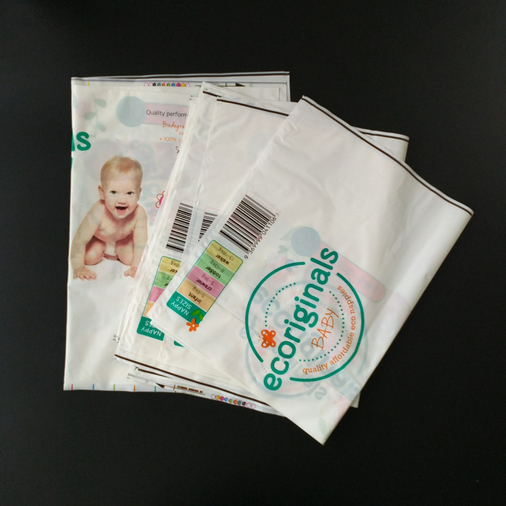 Baby Diaper Packaging Printed PE Plastic Bag