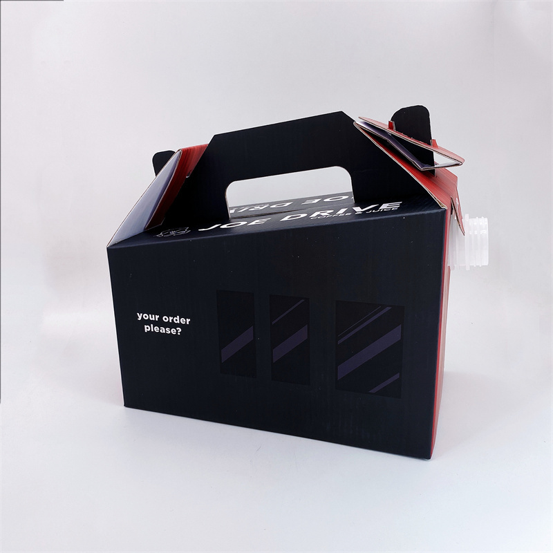 China supplier manufacture eco-friendly cheap disposable paper coffee box dispenser 3L coffee to go Beverage box