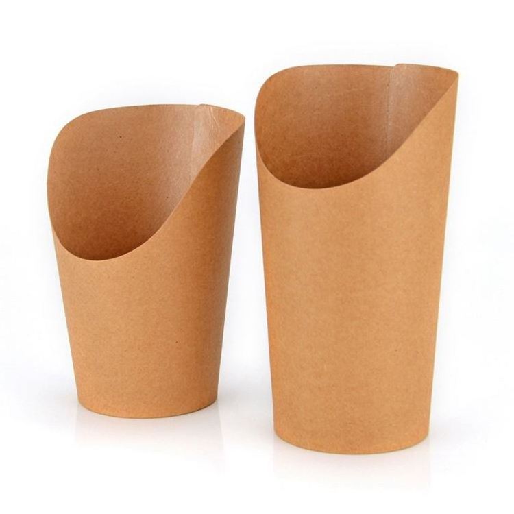 32OZ Sale Waffle Holder Packaging Paper Box Hot Food Bubble Waffle Holder Crepe Egg Waffle Holder Crepe Cone for Egg