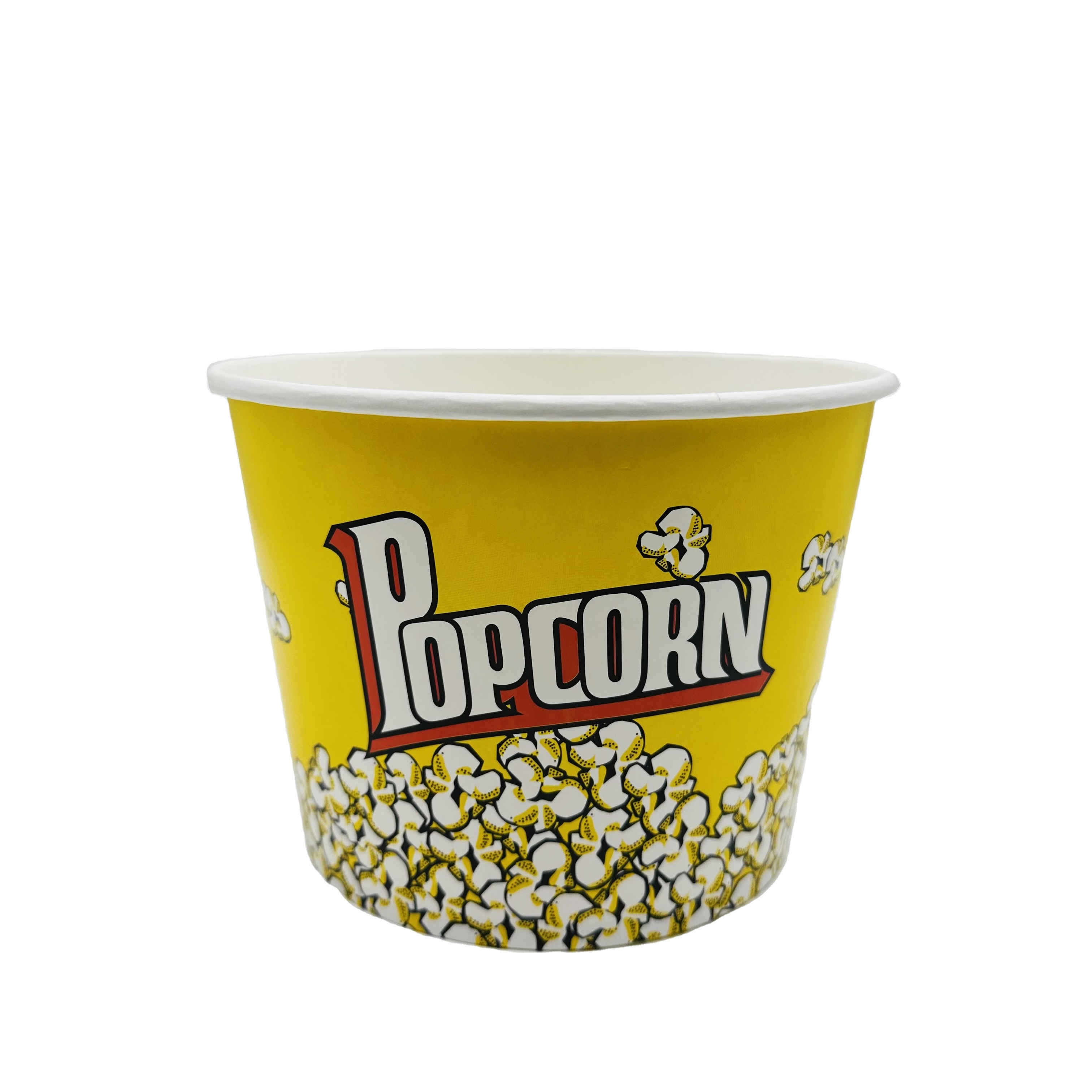 Food Grade Packaging Fried Chicken Buckets Disposable Custom Logo Printed Big Popcorn Cup Paper Bucket