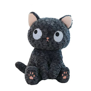 Hot Selling Big Cat Stuffed Animal Plush Toys Cute Black Cat Plush Toys