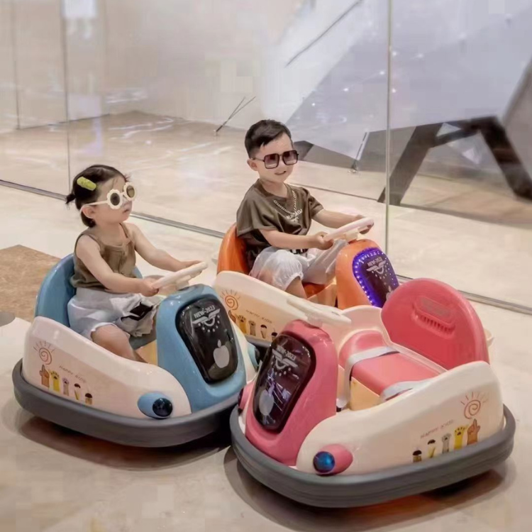 Fashion children bumper cars electric battery 6v electric bumper cars kids toys baby electric car