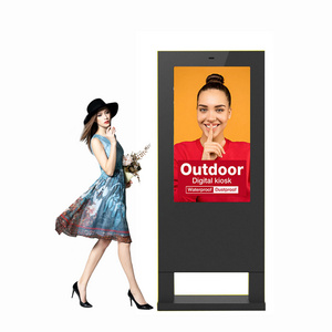 65 inch  Lcd Advertising Display Touch Interactive Screens Ad Kiosk Stand Alone Digital Advertising Machine