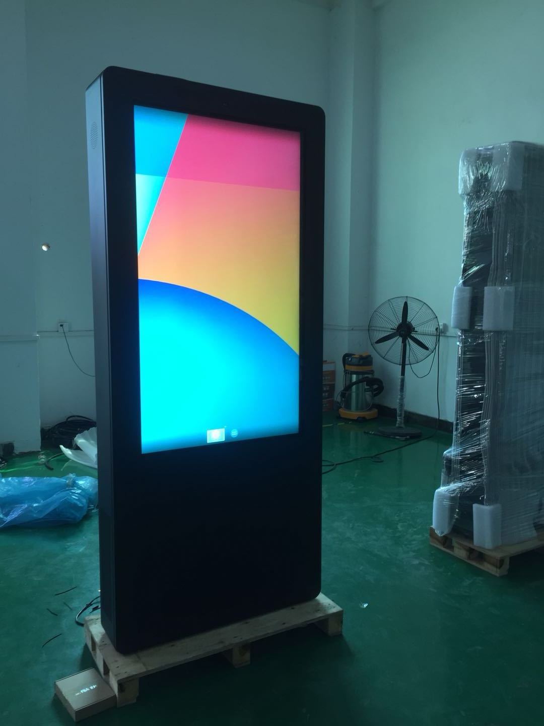 65 inch  Lcd Advertising Display Touch Interactive Screens Ad Kiosk Stand Alone Digital Advertising Machine