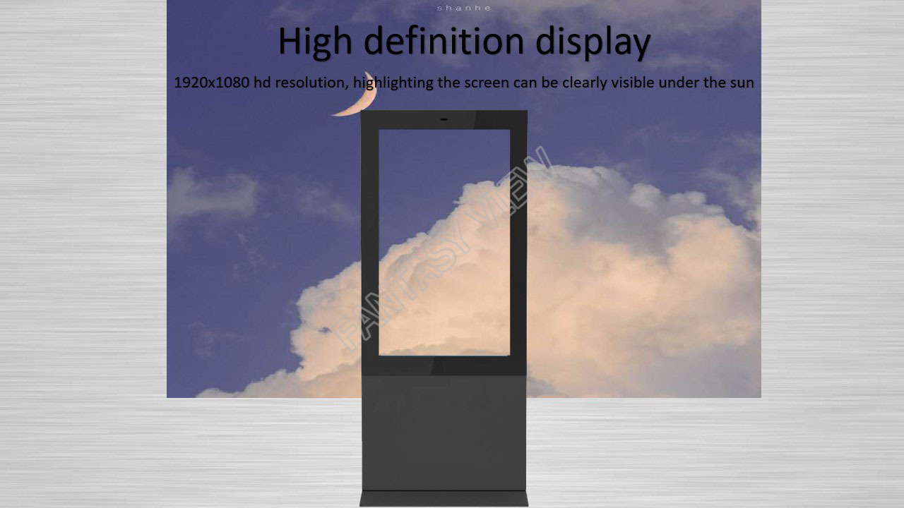 Outdoor Digital Signage Weatherproof Lcd Display Free Standing Electric Vehicle Kiosk 65 Inch Outdoor Ev Charging Pile