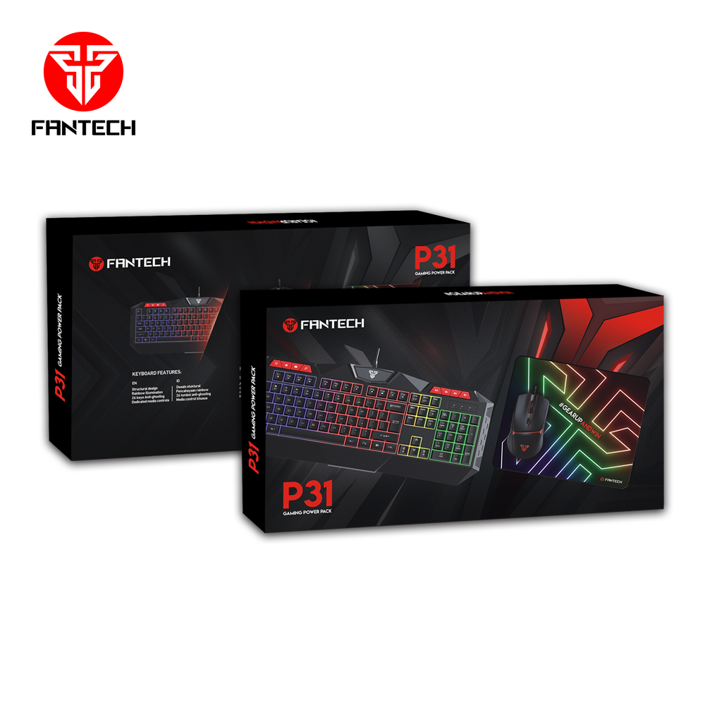 Newest Gaming Combo Pack Fantech P31 Gaimng Keyboard Gaming Mouse and MousePad With Best Quality