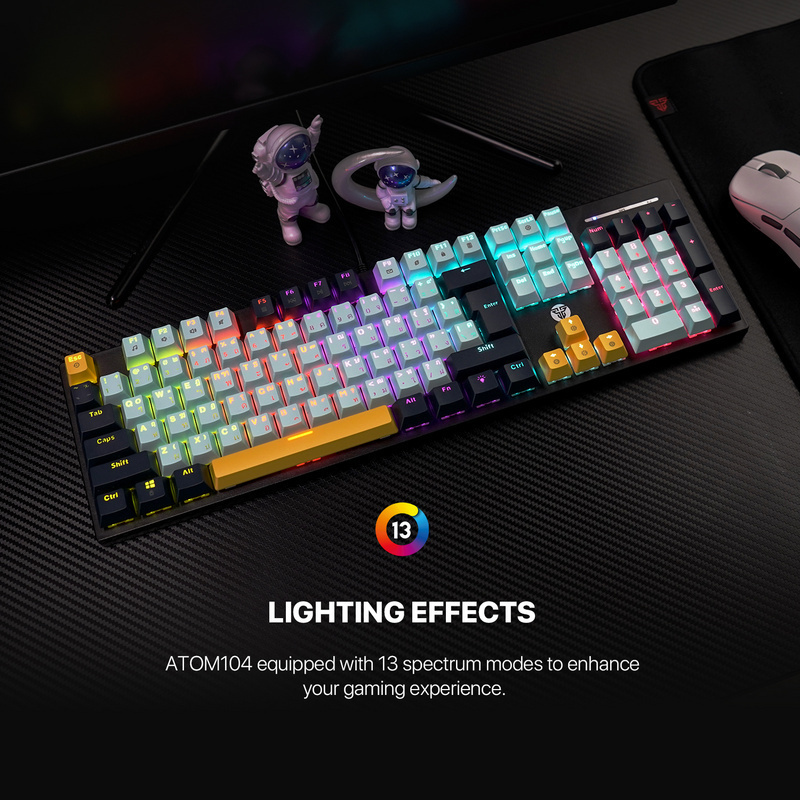 New Arrival 68 Keys Bluetooth Gaming Keyboard RGB Backlit Outemu Axis Red Switch 65% Wireless Mechanical Keyboard