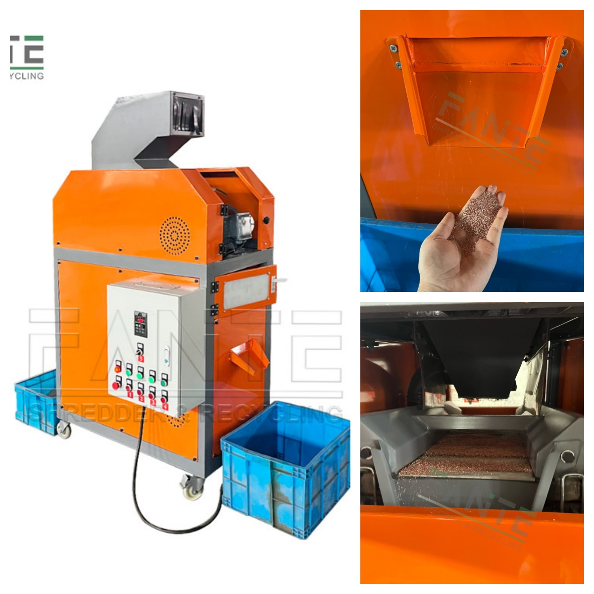 Cheap Price 2024 Cable Recycling Scrap Cable Peeling Machine Copper Wire Granulator Machine