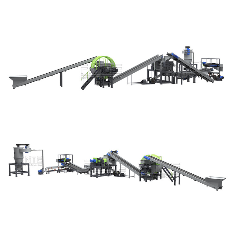 Automatic Waste Tire Granulator Machines Recycling Production Line Tire Powder Recycling