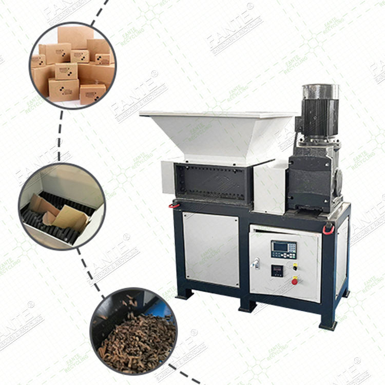 Fante Recycling Paper Shredder Machine/Industrial Cardboard Paper Shredding/Waste Books Shredder