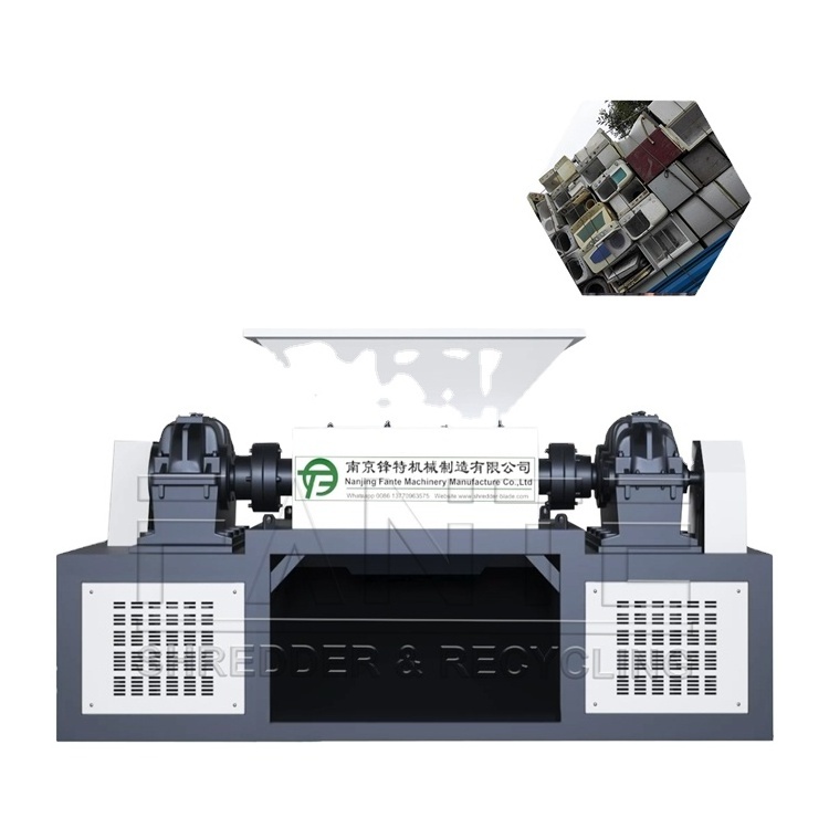 Agricultural Waste Compost Plastic Films Shredder Double Shaft Shredder