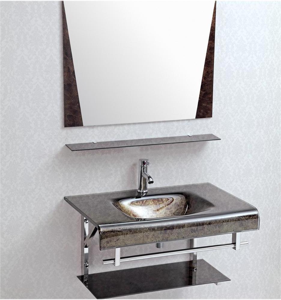 Bathroom Lacquer Hand Wash Glass Basin