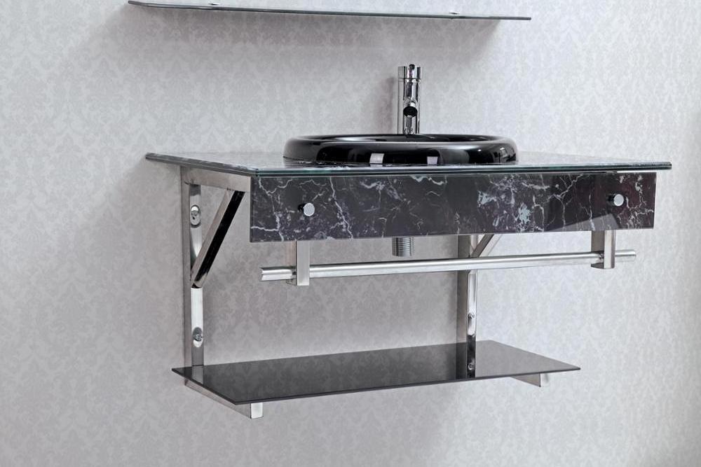 Bathroom Lacquer Hand Wash Glass Basin