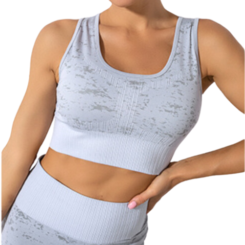 Taiwan buttery soft Breathable seamless summer women's yoga sets bra