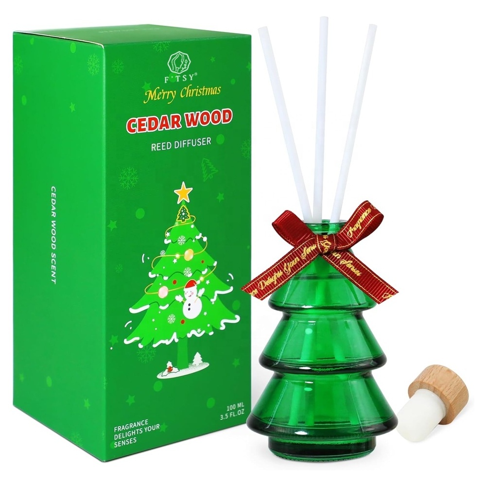 OEM Liquid Aromatherapy Hotel Decoration Christmas Tree Reed Stick Reed Diffuser