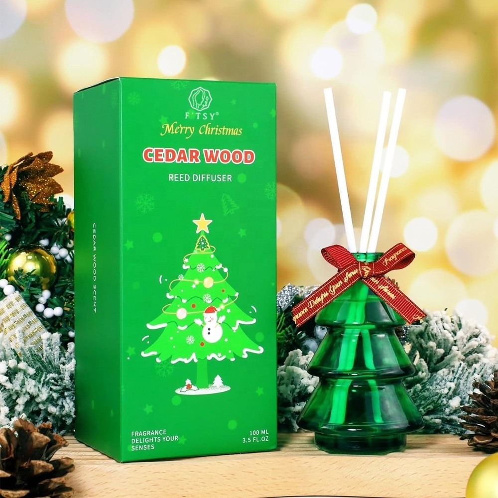 OEM Liquid Aromatherapy Hotel Decoration Christmas Tree Reed Stick Reed Diffuser